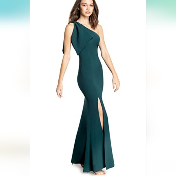 Dress the POPULATION Teal Dress - Picture 1 of 6